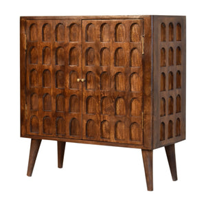 Chestnut Arch Cabinet - Living with Luxury