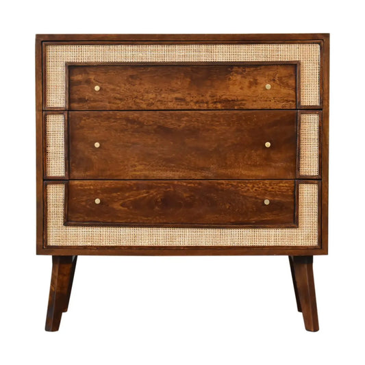 Close-knit Chestnut Chest - Living with Luxury