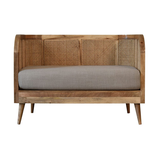 Larissa Mud Linen Sofa - Living with Luxury
