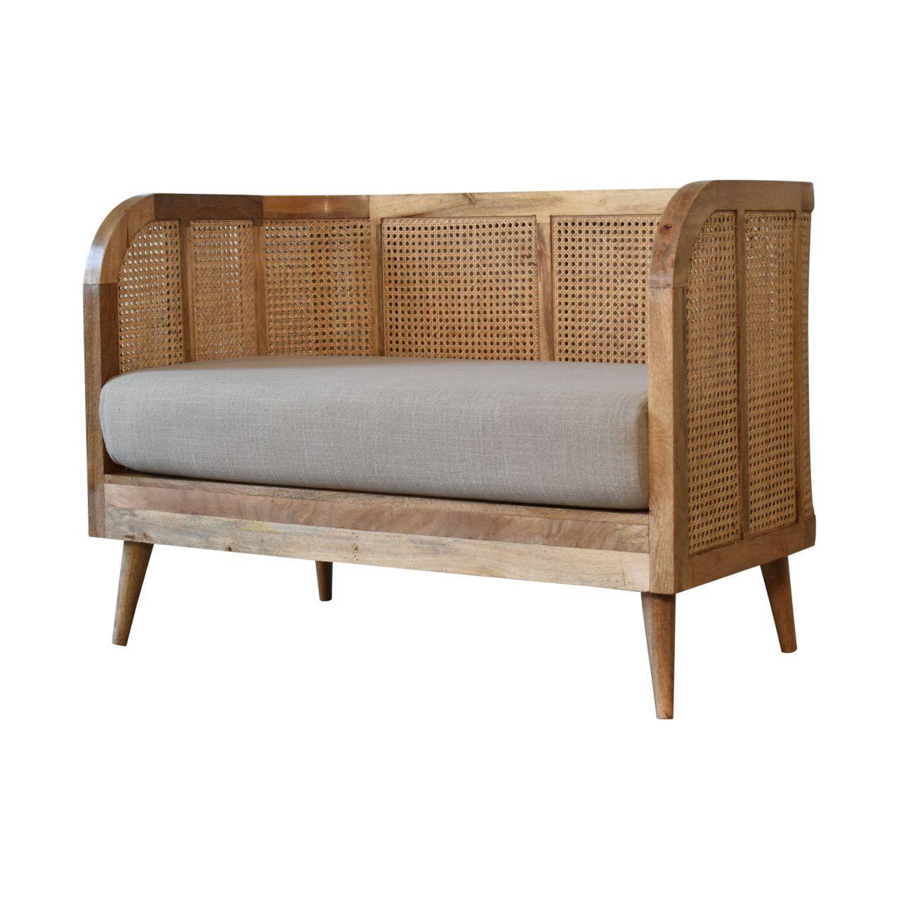 Larissa Mud Linen Sofa - Living with Luxury
