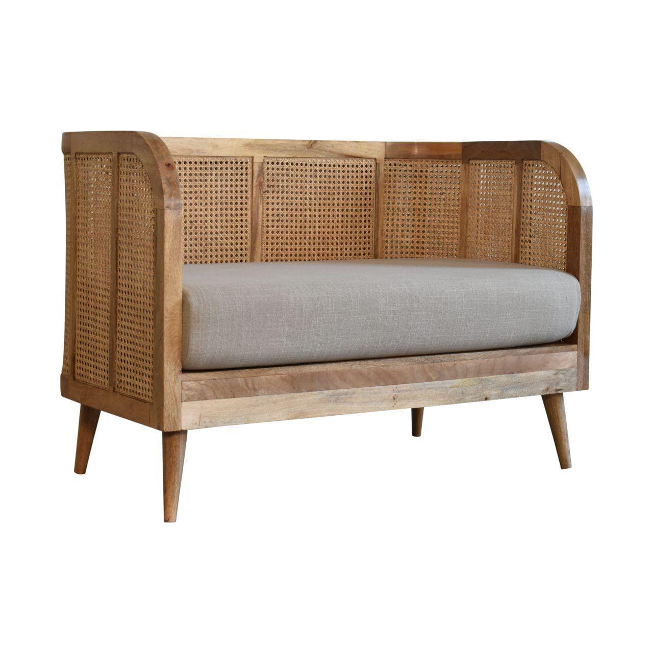 Larissa Mud Linen Sofa - Living with Luxury