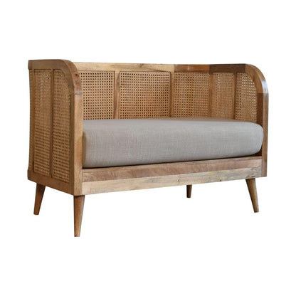 Larissa Mud Linen Sofa - Living with Luxury