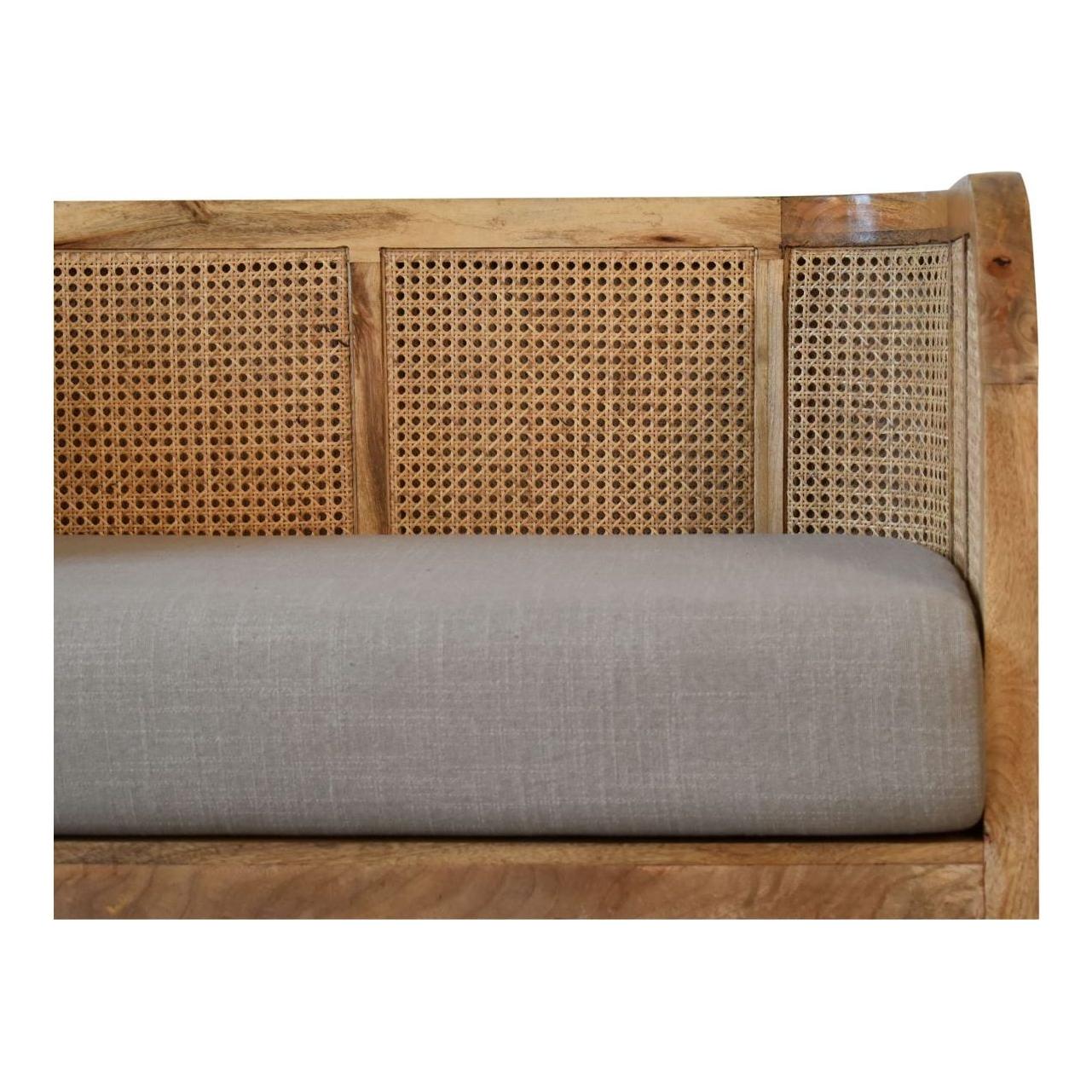 Larissa Mud Linen Sofa - Living with Luxury