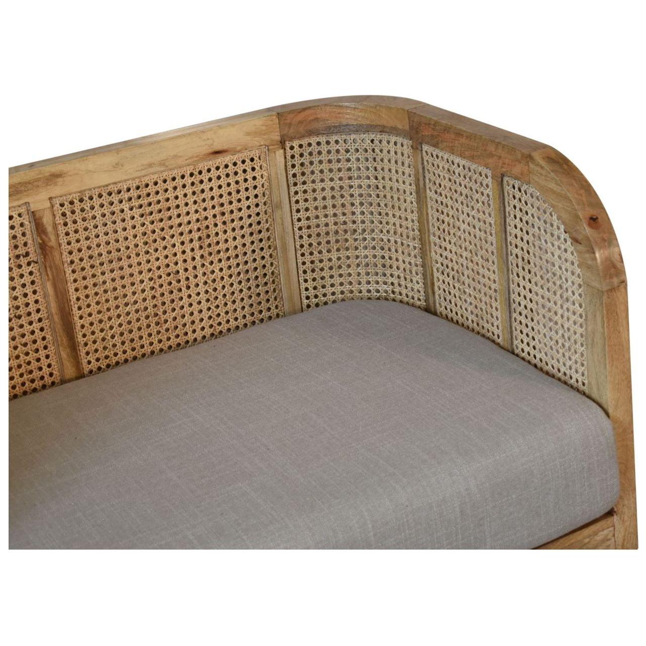 Larissa Mud Linen Sofa - Living with Luxury