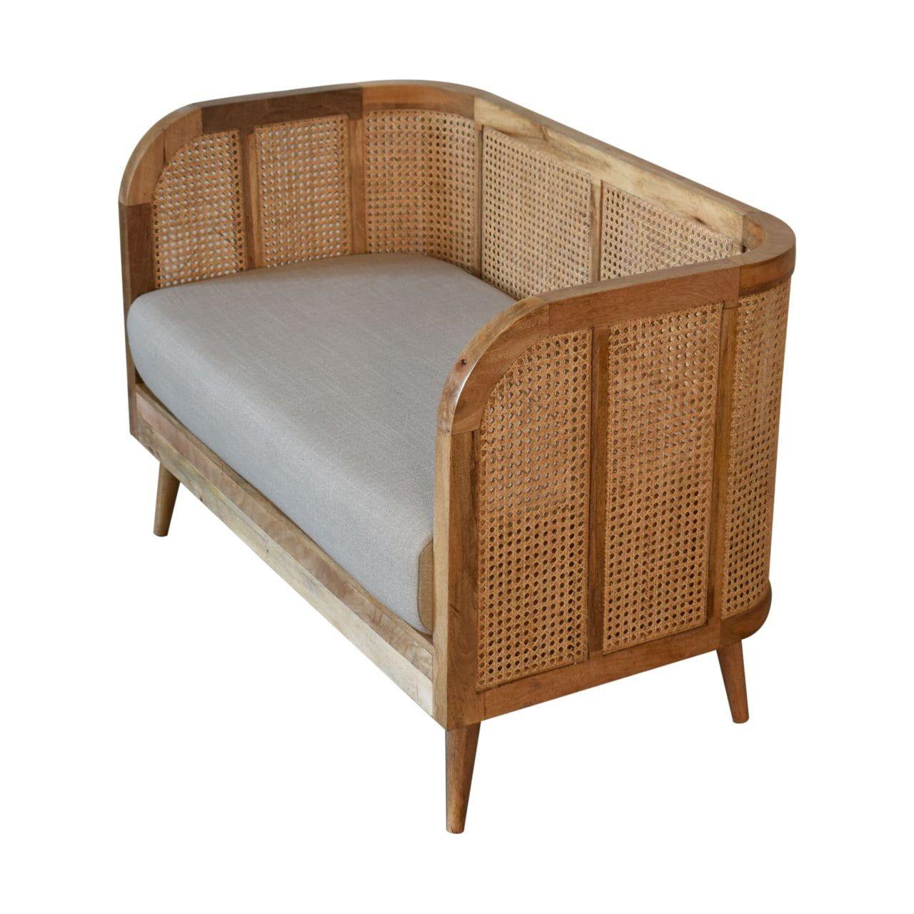 Larissa Mud Linen Sofa - Living with Luxury