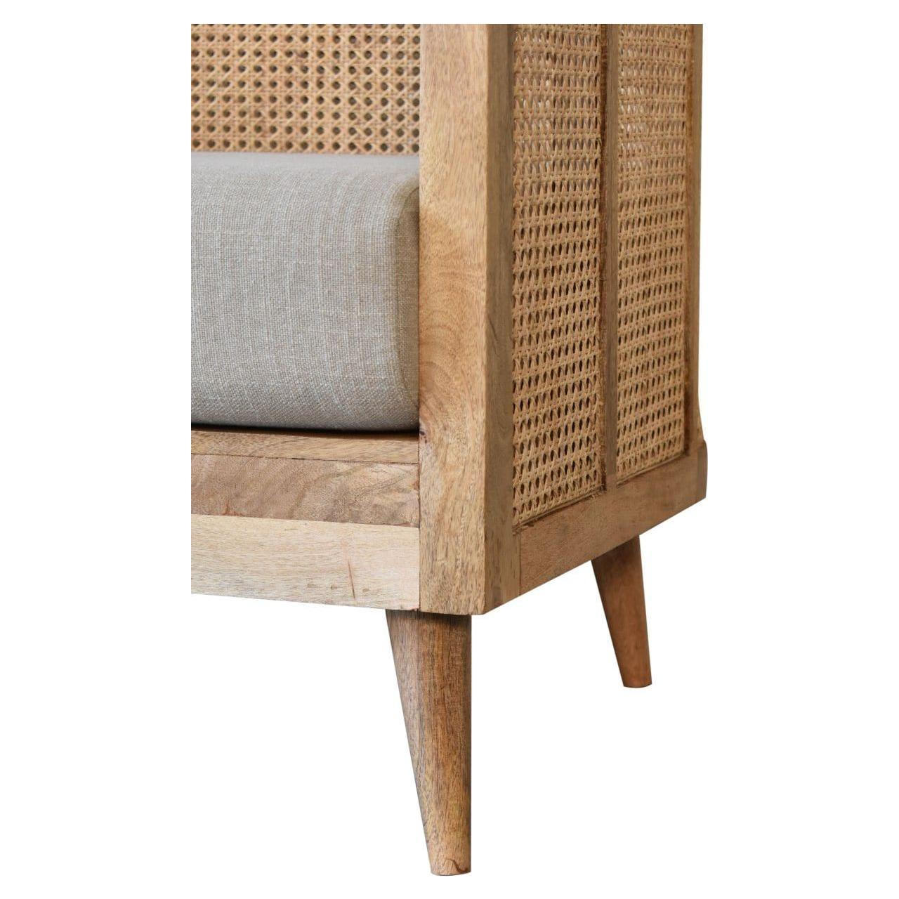 Larissa Mud Linen Sofa - Living with Luxury