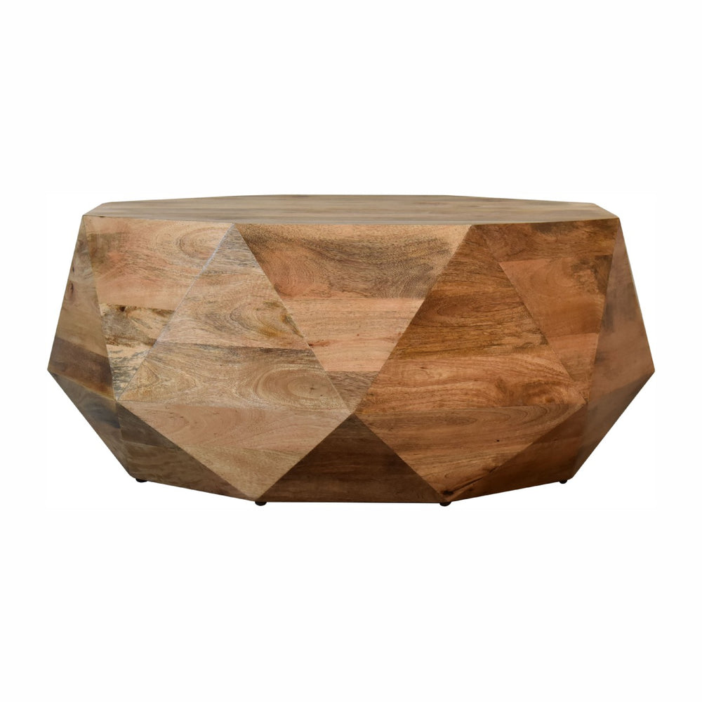 Geo Solid Wood Coffee Table - Living with Luxury