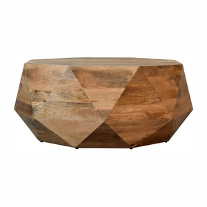 Geo Solid Wood Coffee Table - Living with Luxury