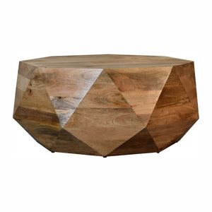 Geo Solid Wood Coffee Table - Living with Luxury