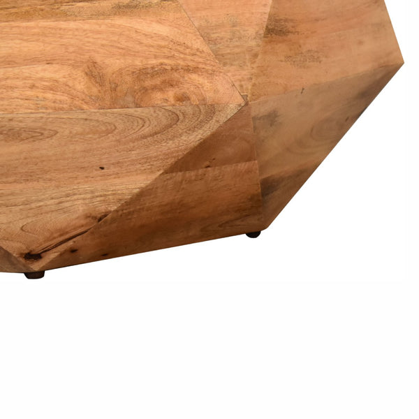 Geo Solid Wood Coffee Table - Living with Luxury