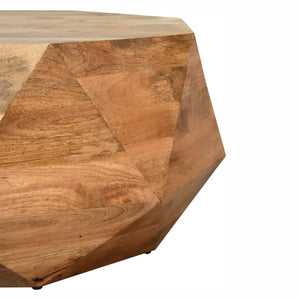 Geo Solid Wood Coffee Table - Living with Luxury