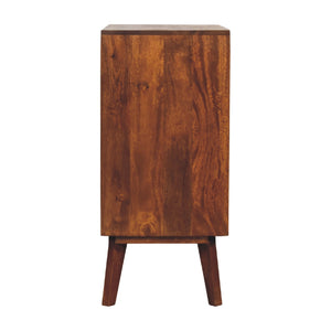 Carved Chestnut Cabinet - Living with Luxury