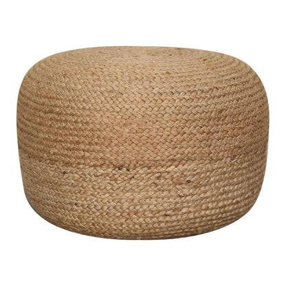 Natural Jute Pouffe - Living with Luxury