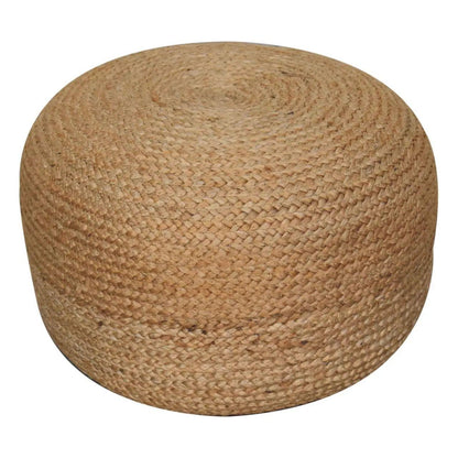 Natural Jute Pouffe - Living with Luxury