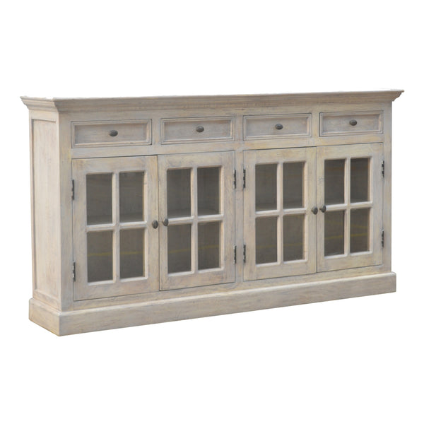 Large Stone Wash Glazed Sideboard - Living with Luxury
