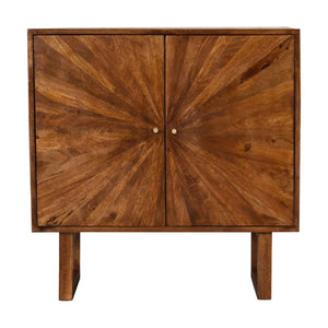 U-Shape Chestnut Sunrise Cabinet - Living with Luxury