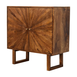 U-Shape Chestnut Sunrise Cabinet - Living with Luxury