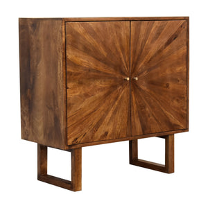 U-Shape Chestnut Sunrise Cabinet - Living with Luxury