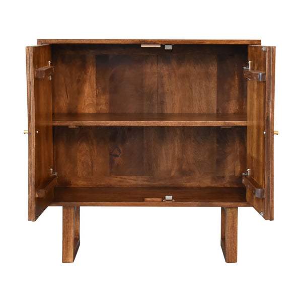 U-Shape Chestnut Sunrise Cabinet - Living with Luxury