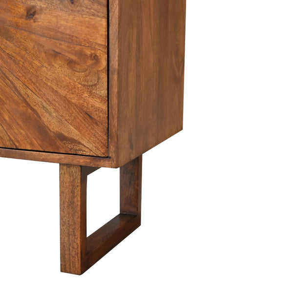 U-Shape Chestnut Sunrise Cabinet - Living with Luxury