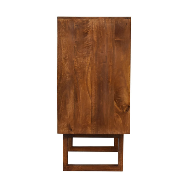 U-Shape Chestnut Sunrise Cabinet - Living with Luxury