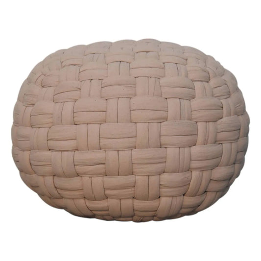 Tube Pouffe Cream - Living with Luxury