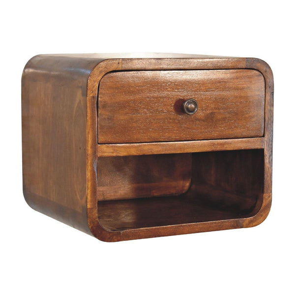 Mini Curve Floating Bedside