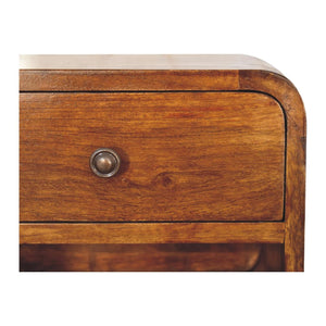 Mini Curve Floating Bedside