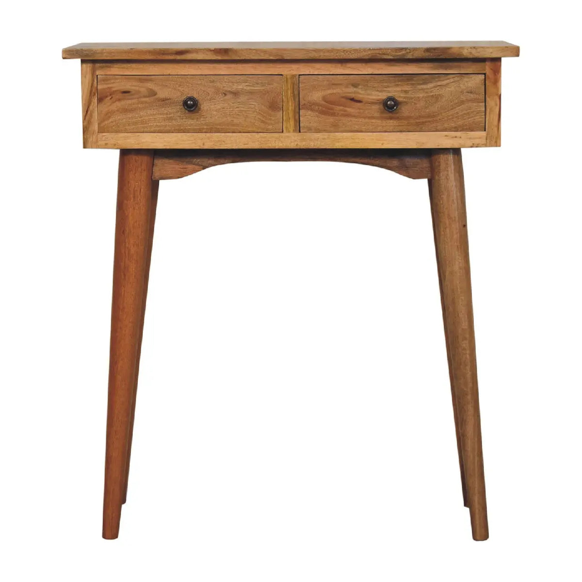 Mini Oak ish Hallway Console Table