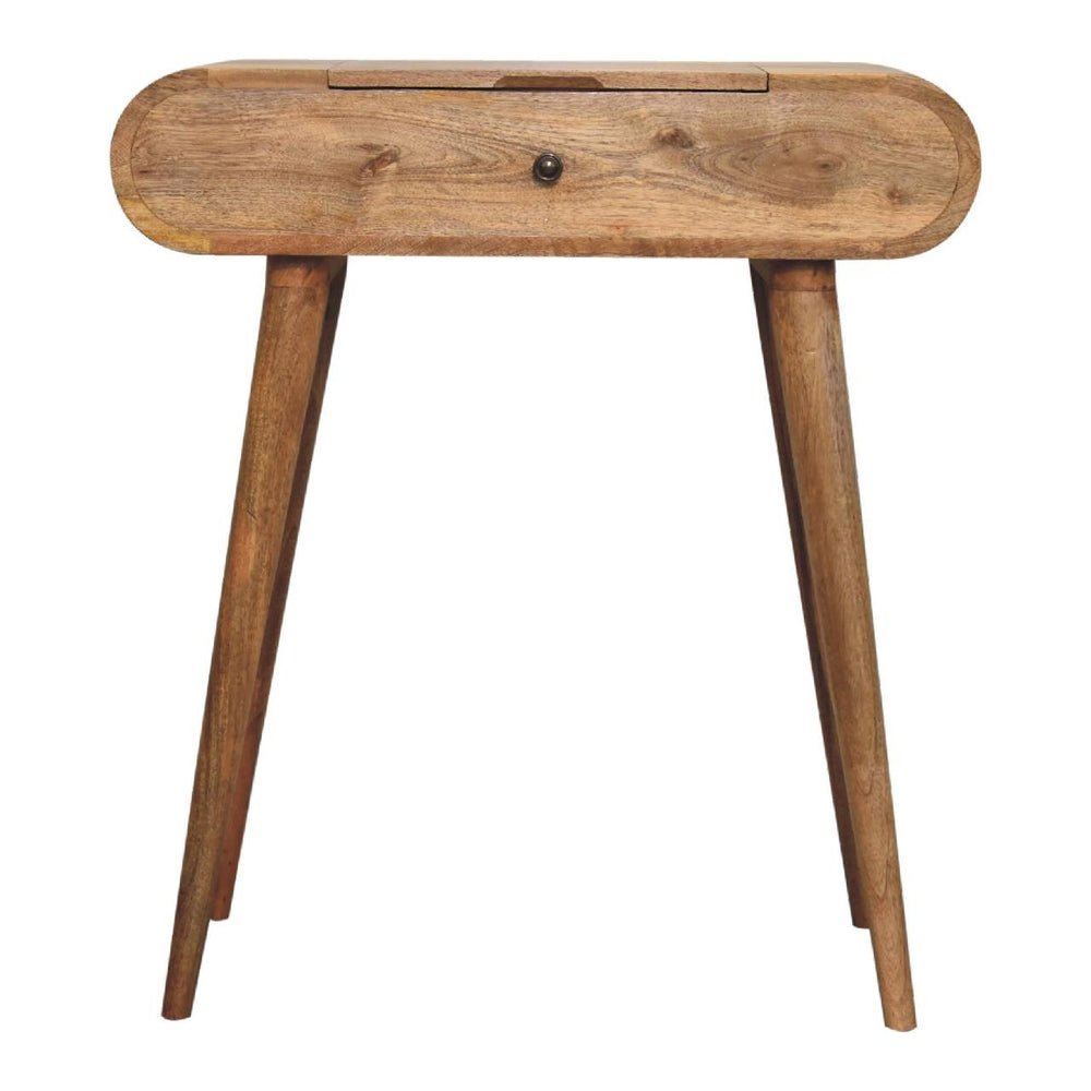 Mini Oak-ish Round Dressing Table