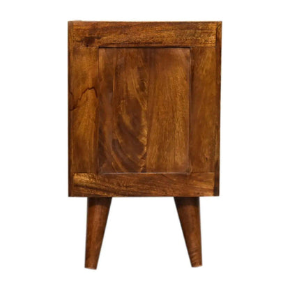 Mini Manila Gold 1 Drawer Bedside - Living with Luxury