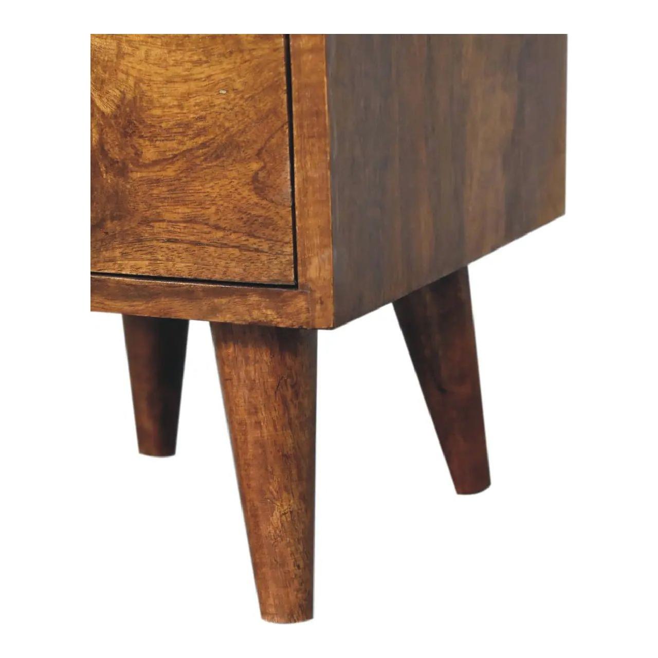 Mini Classic Multi Chestnut Bedside - Living with Luxury