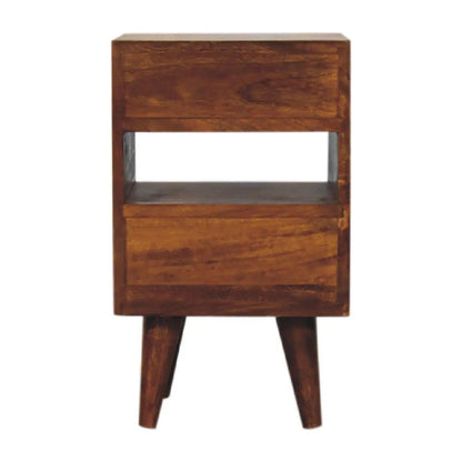 Mini Classic Multi Chestnut Bedside - Living with Luxury
