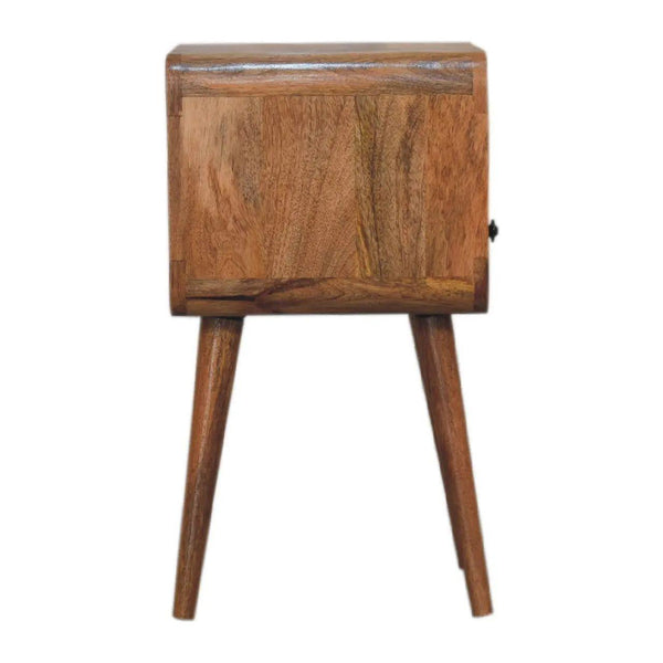 Mini Oakish Curve Open Bedside