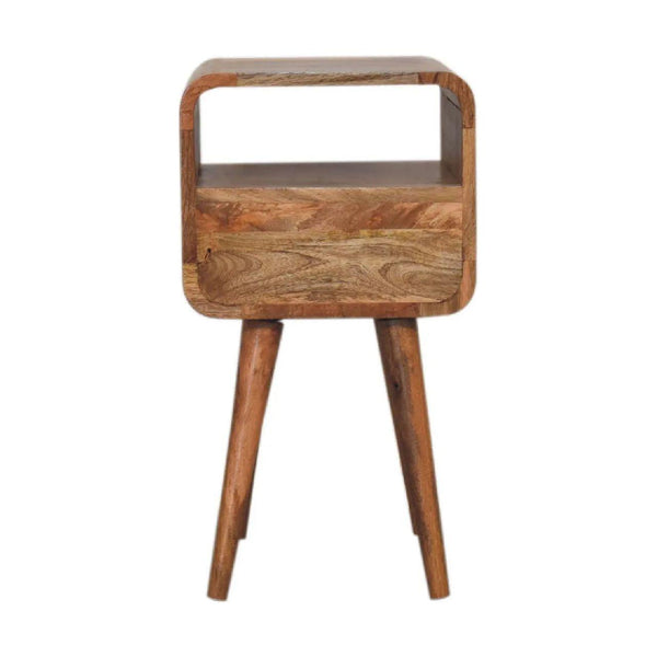 Mini Oakish Curve Open Bedside