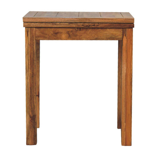 Mini Oak-ish Butterfly Dining Table Living with Luxury
