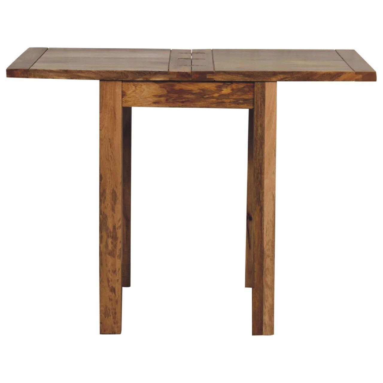 Mini Oak-ish Butterfly Dining Table Living with Luxury