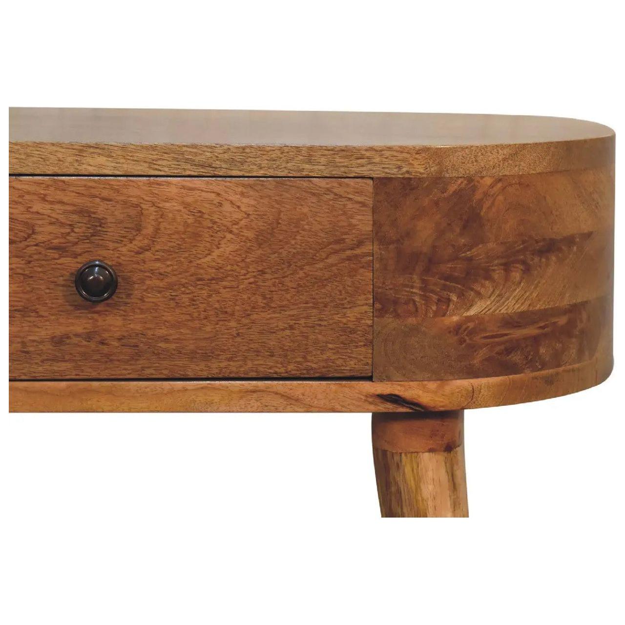 Mini Albion Oak-ish Console - Living with Luxury