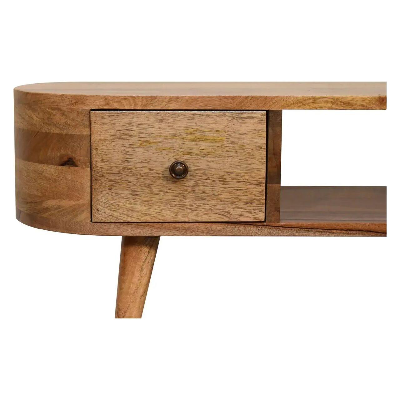 Mini Rounded Entertainment Unit - Living with Luxury