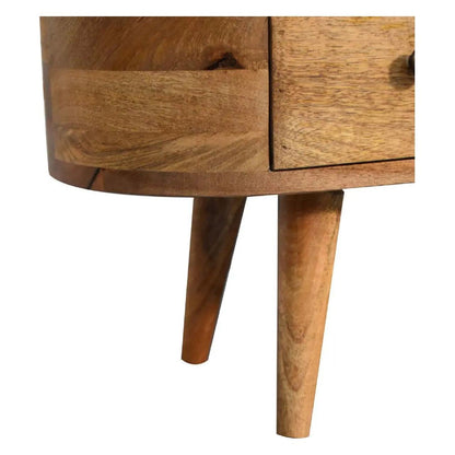 Mini Rounded Entertainment Unit - Living with Luxury