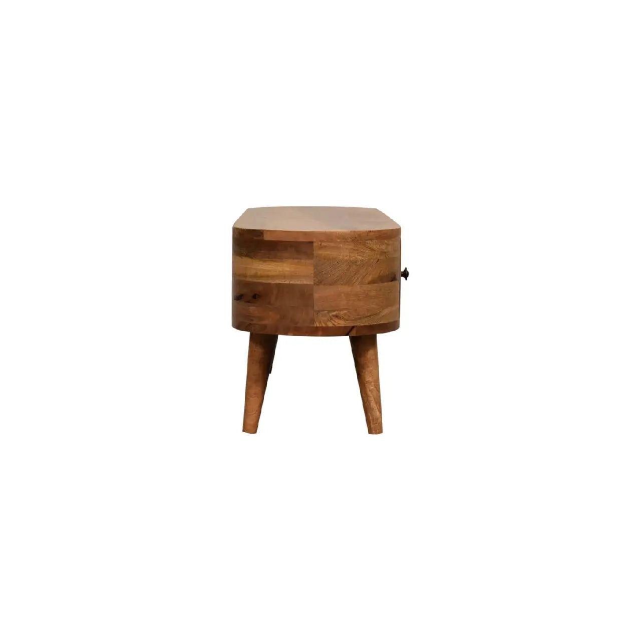 Mini Rounded Entertainment Unit - Living with Luxury