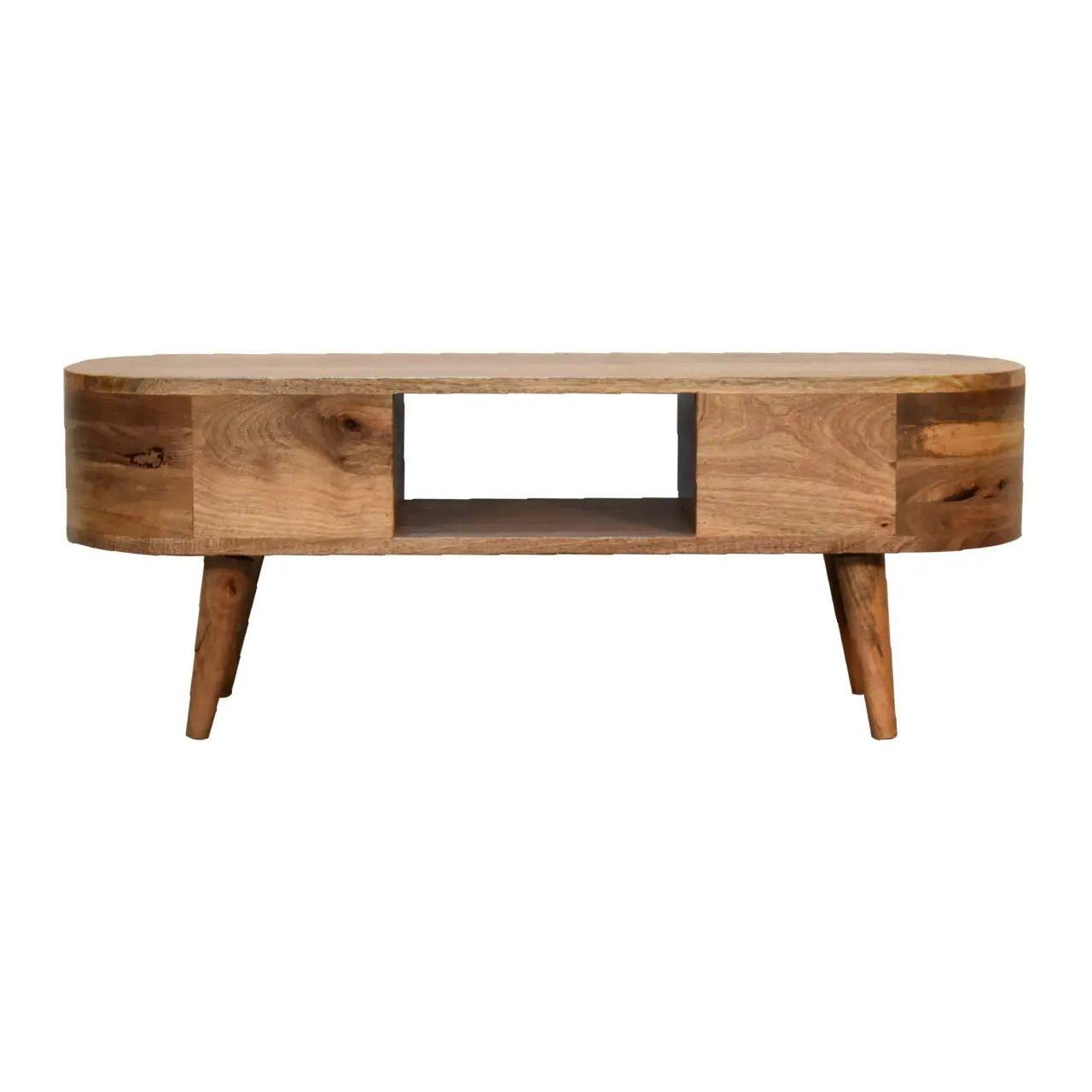 Mini Rounded Entertainment Unit - Living with Luxury