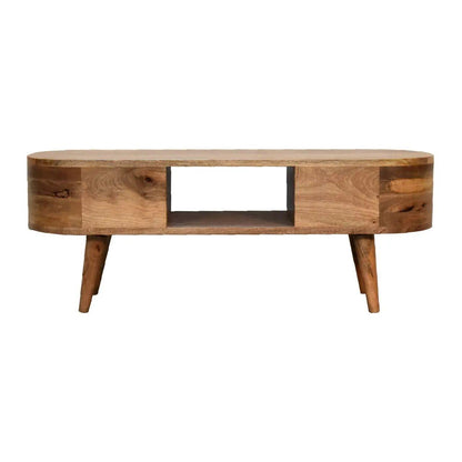 Mini Rounded Entertainment Unit - Living with Luxury