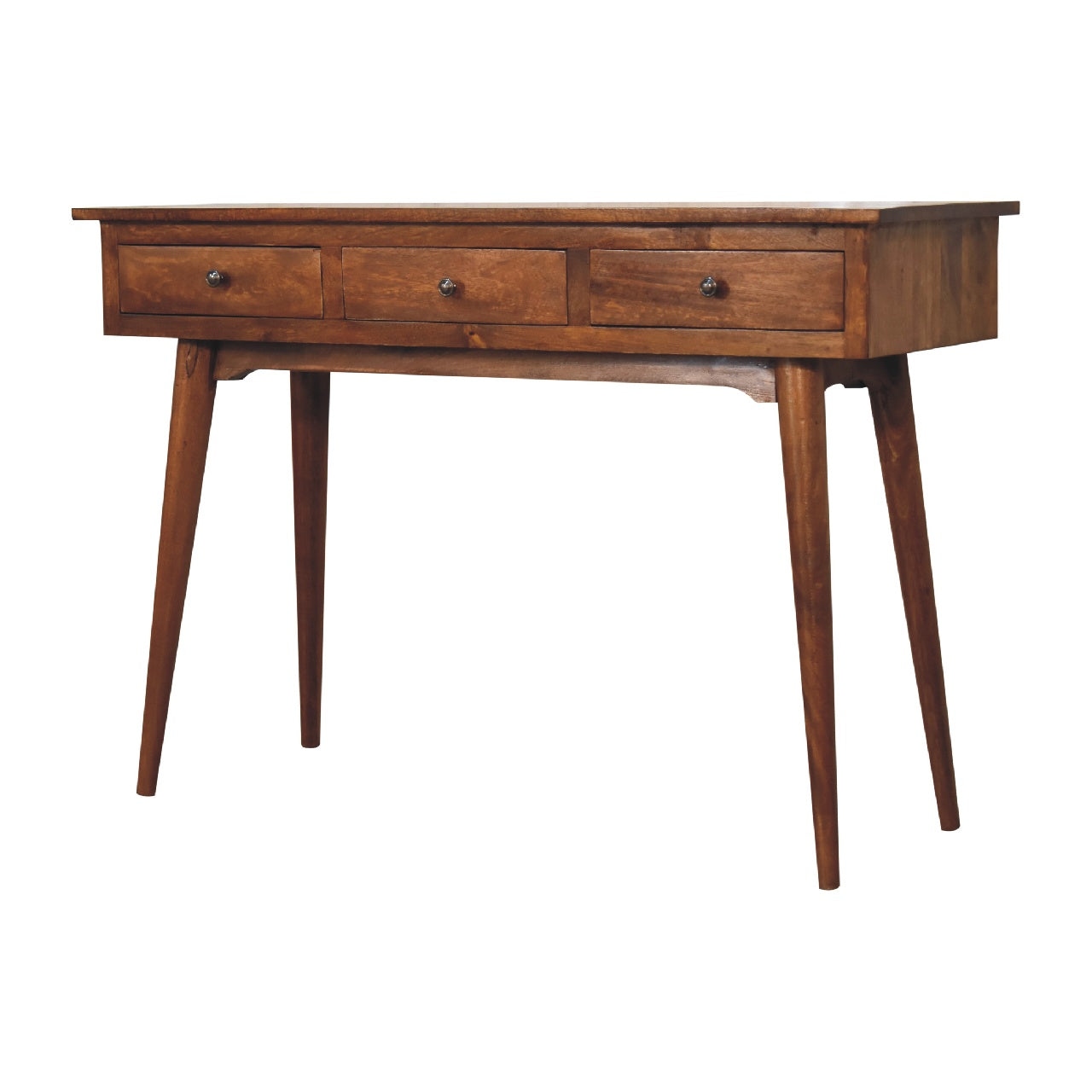 Large 3 Drawer Chestnut Console - Living with Luxury