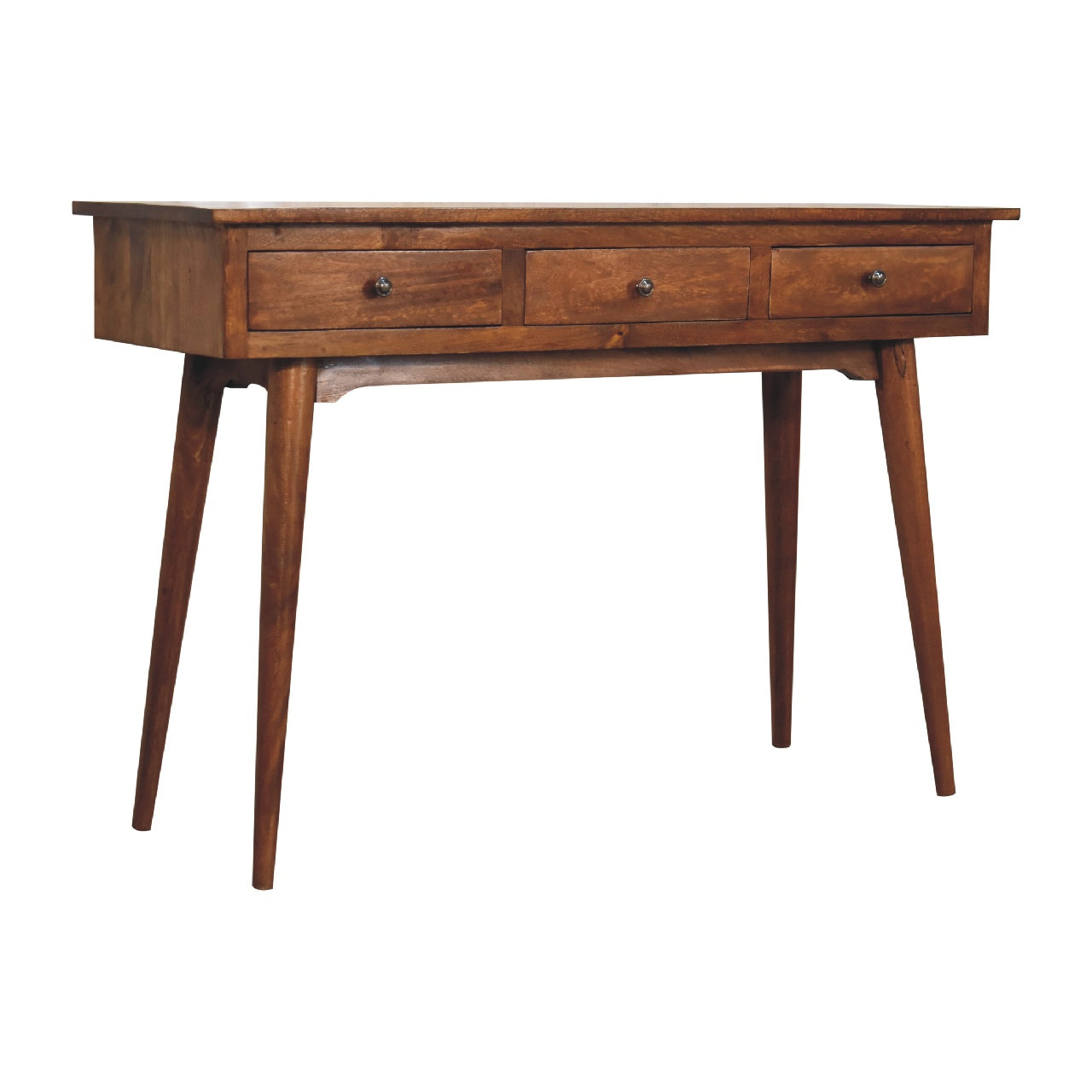 Large 3 Drawer Chestnut Console - Living with Luxury