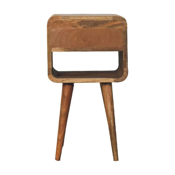 Mini Oak-ish Curve Lower Bedside