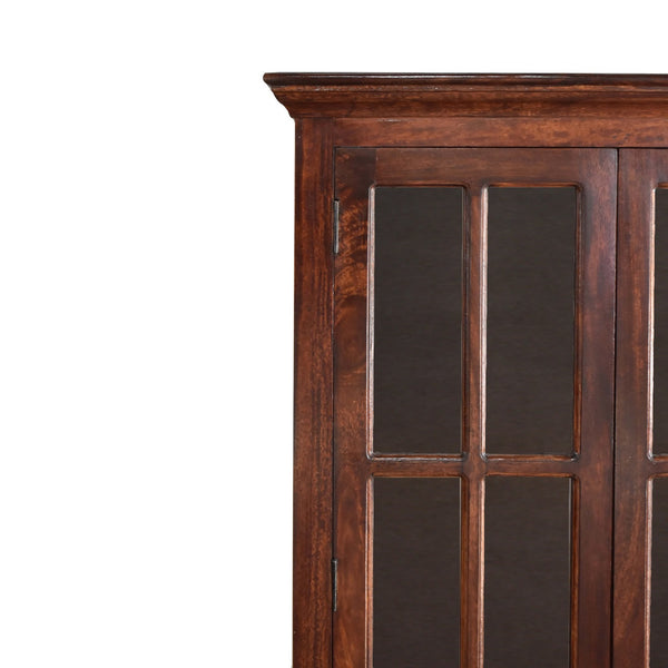 Tall Cherry Glazed Cabinet - Living with Luxury