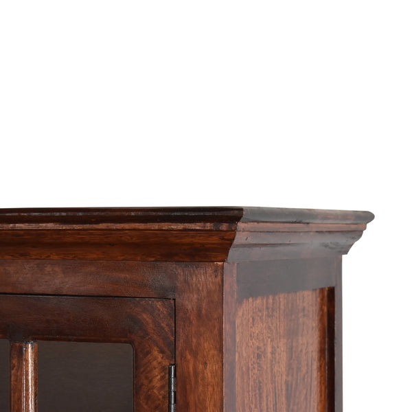Tall Cherry Glazed Cabinet - Living with Luxury