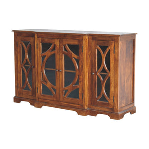 Glazed Carve Chestnut Sideboard - Living with Luxury