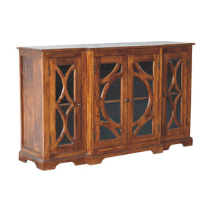 Glazed Carve Chestnut Sideboard - Living with Luxury